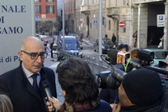 L'Avv. Salvagni durante un intervista